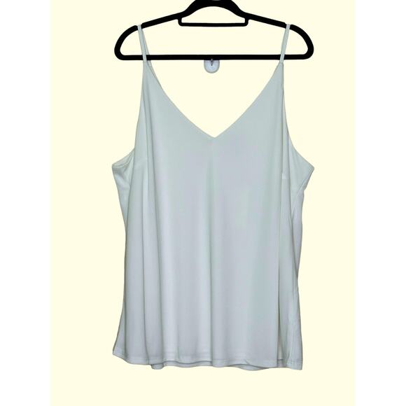 Refinity Womens Cream Haley Cami Plus Size M - Picture 1 of 8